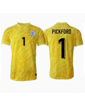 Inghilterra Jordan Pickford #1 Portiere Maglia Gara Trasferta Repliche Europei 2024
